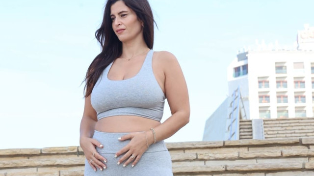 מור רדמי למותג בגדי הספורט Panta Rei (צילום: רפי דלויה)