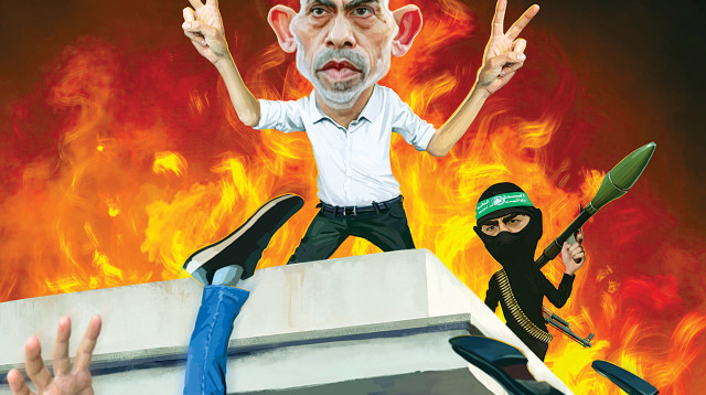 ברור שהמחבלים הפלסטינים לא לוחמים למען חופש (צילום: איור: אופיר בגון)