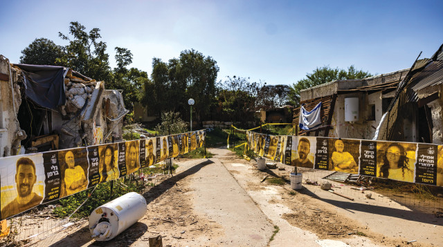 שכונה בכפר עזה (צילום: חיים גולדברג, פלאש 90)