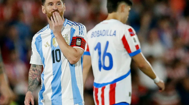 ליאונל מסי, נבחרת ארגנטינה מאוכזב (צילום: רויטרס)