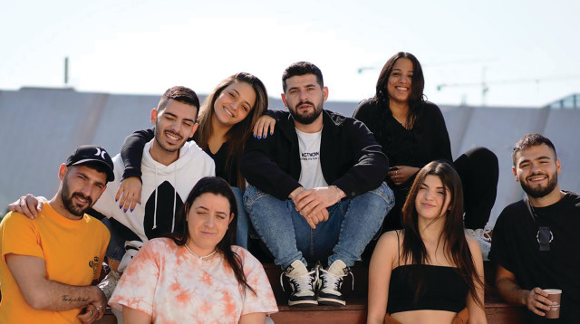 צוות עובדי "סינקופה". "בחודשים הראשונים לא הייתה עבודה, אבל גם בחרנו שלא לעבוד" (צילום: צילום פרטי)