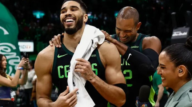 בסוף יצא גדול. טייטום (צילום: GettyImages, Winslow Townson)