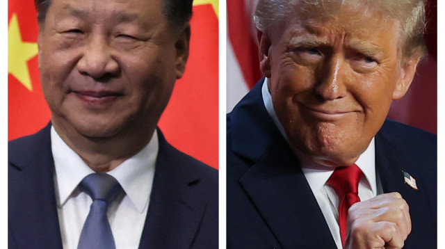 דונלד טראמפ ונשיא סין שי ג'יאנפינג (צילום: רויטרס)