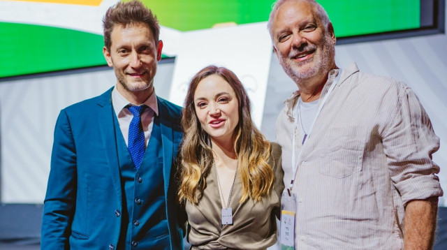 גידי כרוך, נלי תגר וליאור סושרד (צילום: אמיר יעקבי )