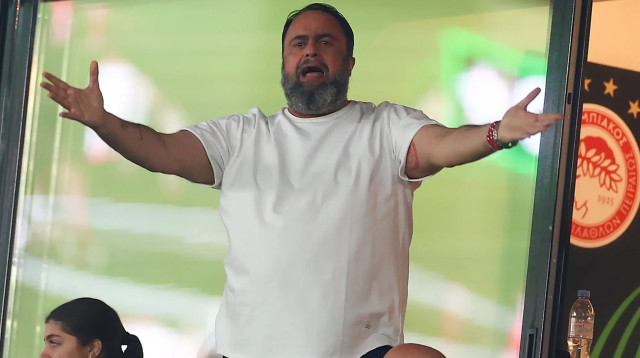 אבנגלוס מרינאקיס בעלים אולימפיאקוס (צילום: GettyImages, Chris Brunskill/Fantasista)