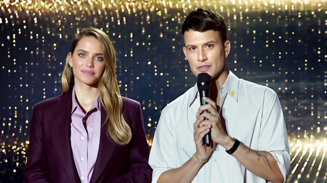 אסי עזר ורותם סלע ב"הכוכב הבא" (צילום: באדיבות קשת 12)