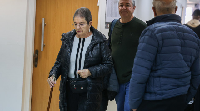 קרול פסלר בבית המשפט (צילום: Flash90)