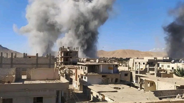 התקיפה בסוריה  (צילום: רשתות שימוש לפי סעיף 27)