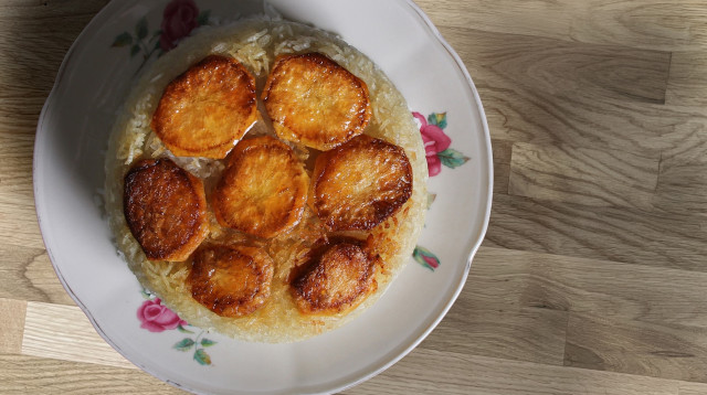 אורז פרסי עם תפוחי אדמה פריכים בתחתית (צילום: יח"צ, מאסטר שף)