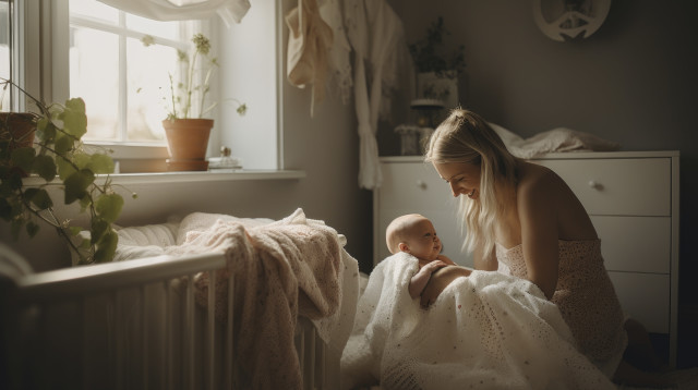 אם בחופשת לידה, אילוסטרציה (צילום: אינג'אימג')