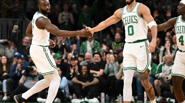 ג'יילן בראון ג'ייסון טייטום בוסטון (צילום: GettyImages)