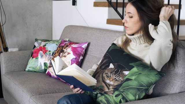 כיסויים לכריות נוי NAMOOSHKA (צילום: טל בדראק)