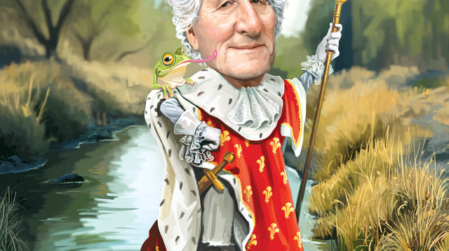 "מלך הביצה" (צילום: איור: אופיר בגון)