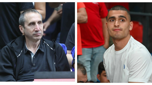 דיוויד בלאט לצד ים מדר (צילום: עיבוד תמונה, עיבוד תמונה)