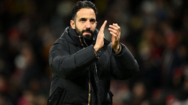 רובן אמורים מאמן מנצ'סטר יונייטד (צילום: Gareth Copley / Staff)