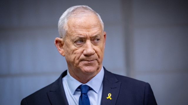 בני גנץ (צילום: יונתן זינדל, פלאש 90)