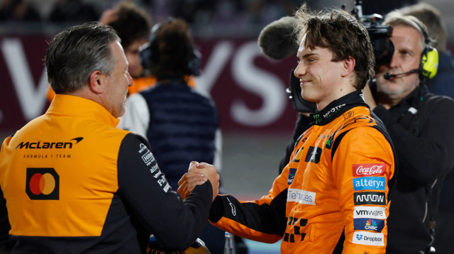 אוסקר פיאסטרי נהג קבוצת מקלארן, פורמולה 1 (צילום: רויטרס)