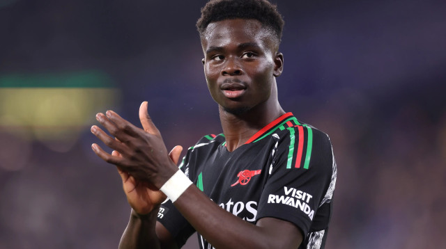 בוקאיו סאקה שחקן ארסנל (צילום: GettyImages)