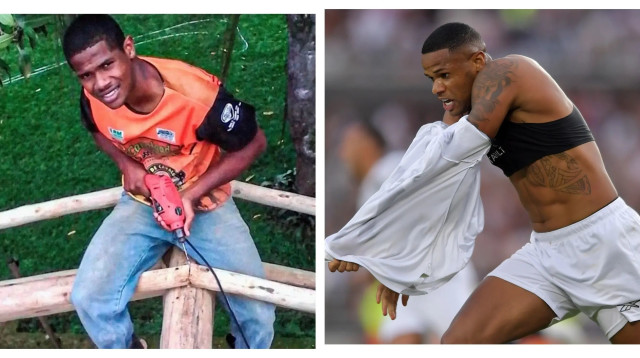 שחקן בוטאפוגו ג'וניור סנטוס, אז והיום (צילום: עיבוד תמונה, עיבוד תמונה)