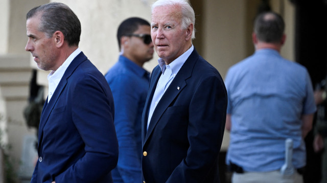 ג'ו ביידן, האנטר ביידן (צילום: REUTERS/Craig Hudson)