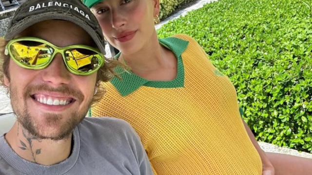 היילי וג'סטין ביבר (צילום: מתוך אינסטגרם)