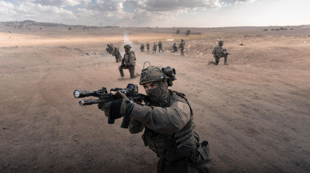 יחידת ה"פרא" בעוצבת הבשן (צילום: דובר צה"ל)