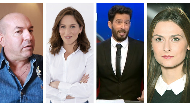 יונה לייבזון, עידו רוזנבלום, הילה קורח, אייל ברקוביץ' (צילום: אייל בן יעיש, צילום מסך קשת, עדי אורני, נועה רחמים)