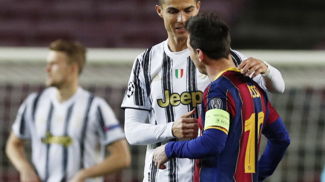 רונאלדו ומסי (צילום: רויטרס)