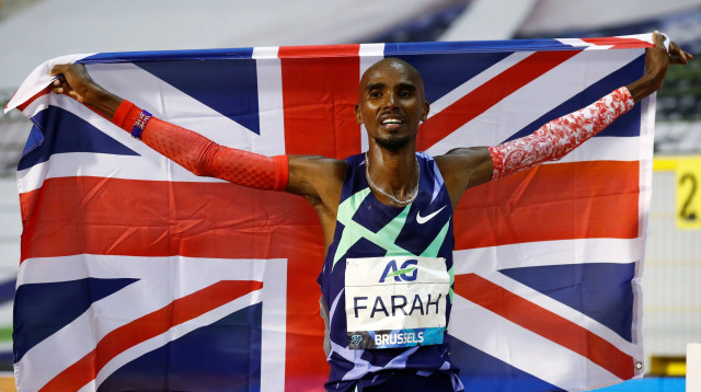 האצן הבריטי מו פראח (צילום: רויטרס)