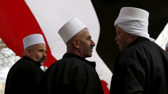 דרוזים בסוריה (צילום: רויטרס)