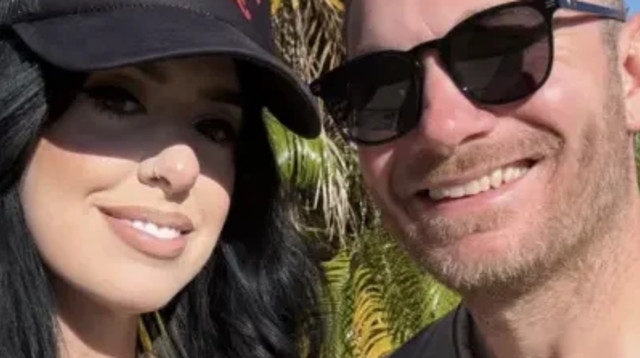 ג'ייד צ'יפס ובעלה כריס שהשתחרר מהכלא אחרי עשור (צילום: טיקטוק)