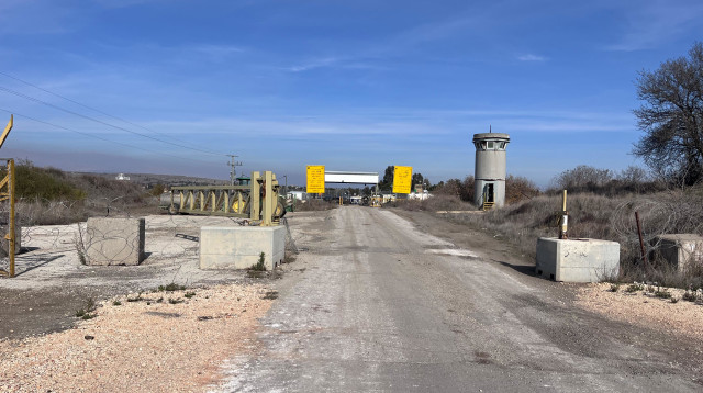 מעבר הגבול עם סוריה (צילום: אבי אשכנזי)