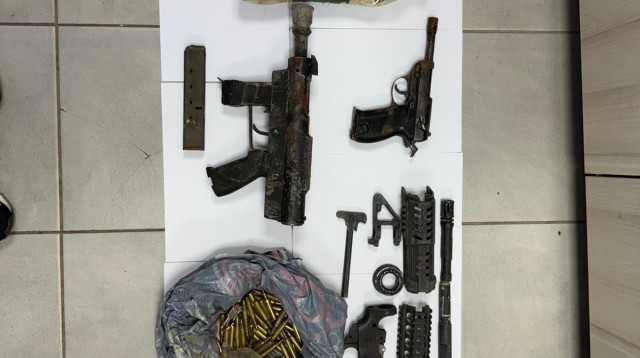 פעילות המשטרה בכפר שיבלי (צילום: דוברות המשטרה)