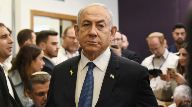 בנימין נתניהו בבית המשפט (צילום: רובי קסטרו)