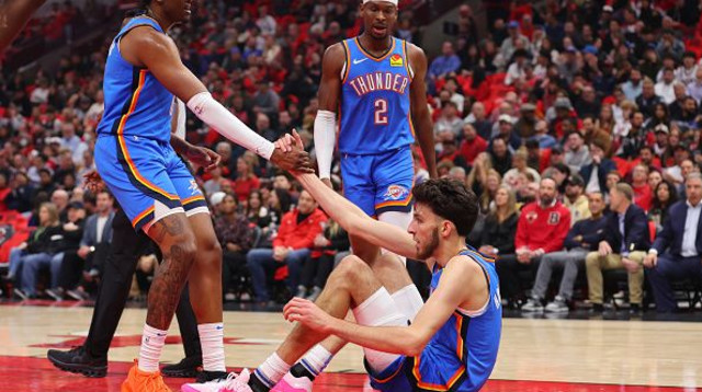 שיי גילג'ס אלכסנדר, צ'ט הולמגרן וג'יילן וויליאמס (צילום: Michael Reaves)