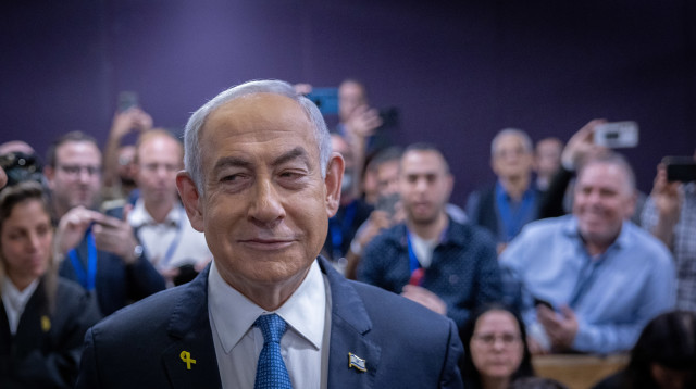 משפט נתניהו (צילום: חיים גולדברג, פלאש 90)