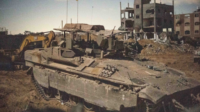 פעילות צק"ח גבעתי בבית חאנון (צילום: דובר צה"ל)