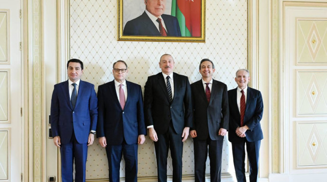 מנהיגי איפא”ק באזרבייג'ן  (צילום: לשכת נשיא אזרבייג׳ן)