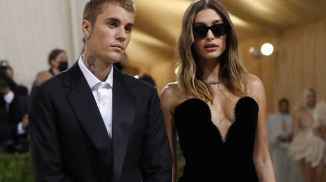 היילי וג'סטין ביבר (צילום: רויטרס)