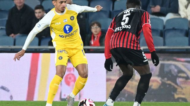 אלוז' יאו הפועל ירושלים ווסלי פטאצ'י מכבי תל אביב (צילום: ברני ארדוב)