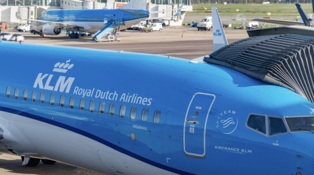 מטוס של KLM (צילום: שאטרסטוק)
