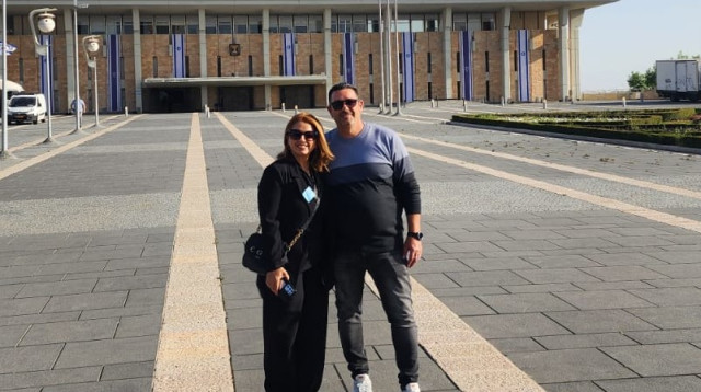 אופיר צביאלי ורס"ב ליאת צביאלי (צילום: פרטי)