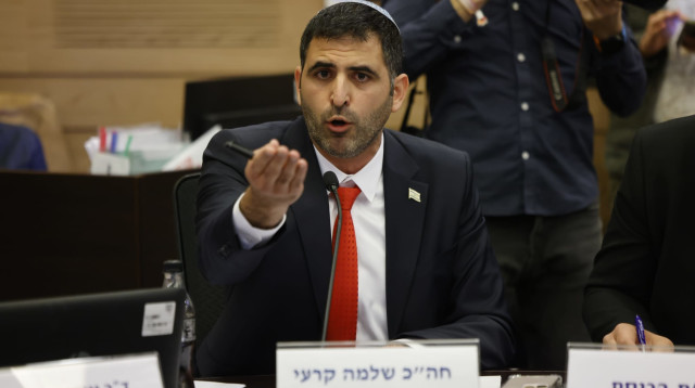 שלמה קרעי בדיון על חוקי התאגיד (צילום: מרק ישראל סלם)