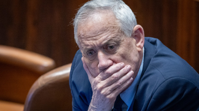 בני גנץ (צילום: חיים גולדברג, פלאש 90)