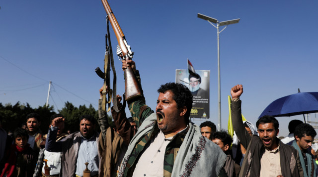 החות'ים (צילום: REUTERS/Khaled Abdullah)