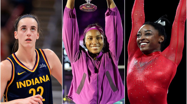 קייטלין קלארק, קוקו גוף, סימון ביילס (צילום: עיבוד תמונה, GettyImages)