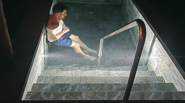 המים היו חמים יותר מהאוויר בחוץ (צילום: פרטי)