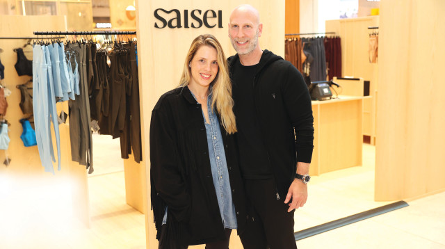 עירא לאופר ורעות רון סתר אירוע השקת פופ אפ SAISEI (צילום: אור גפן)