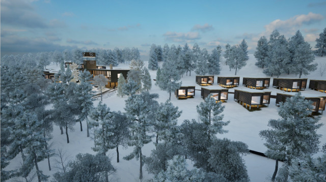 המלון החדש בלפלנד  (צילום: קשרי תעופה)