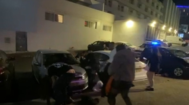 קטטה באילת (צילום: שימוש לפי סעיף 27א')